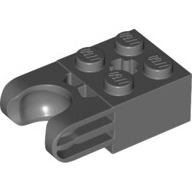 Lego kostka (kostička) 2x2 kulatá spojka, tmavě modro šedá (6338291)